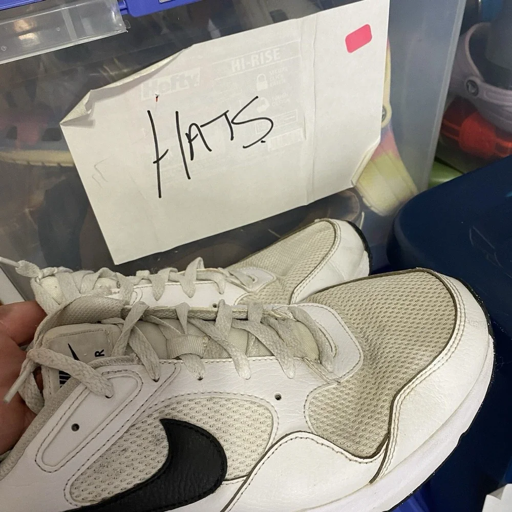 Nike Air Max SC White Black‎ Shoes Men's Size 12 CW4555 102 Cleaned See Pics